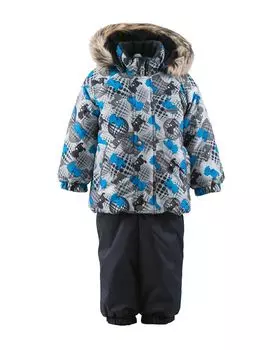 Комплект детский Lenne Zoomy зимний, черный / синий / серый