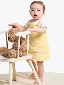 Комплект детского боди и платья Mini Cuddles, желтый