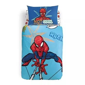 Комплект детского односпального постельного белья Caleffi Disney Spiderman Cool In Cotton, 3 предмета