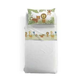 Комплект детского постельного белья Caleffi Tropical In Pure Cotton, 3 предмета