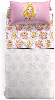 Комплект детского постельного белья Caleffi Disney Princess Aurora In Pure Cotton, 3 предмета