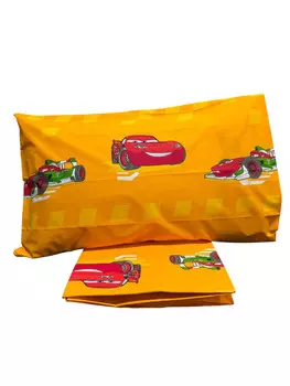 Комплект детского постельного белья Caleffi Disney Parure Cars Race, 3 предмета