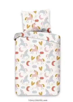 Комплект детского постельного белья Good Morning UNILOVE 120х150 см разноцветный