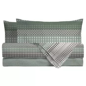 Комплект для двуспальной кровати ателье хлопка с принтом Amo Lacasa, мультиколор