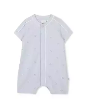 Комплект для мальчика в синем цвете с короткими рукавами BOSS Kidswear, голубой