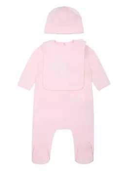Комплект для малышей с принтом логотипа Givenchy Kids, розовый
