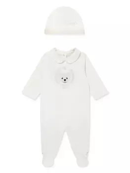 Комплект для новорожденного с вышивкой Fendi Kids, белый