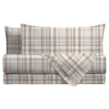 Комплект для односпальной кровати из хлопка с принтом Amo Lacasa, бежевый