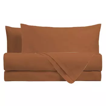 Комплект для односпальной кровати из хлопка шардоне Amo Lacasa, оранжевый