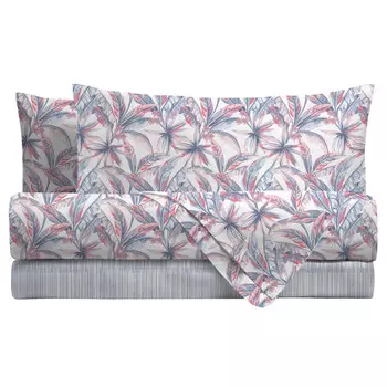 Комплект для односпальной кровати Maestro хлопка плотностью 144 нитей с принтом Amo Lacasa, мультиколор