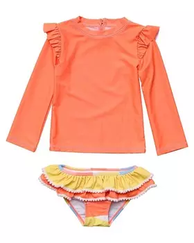 Комплект для плавания с рюшами Snapper Rock Good Vibes, мультиколор