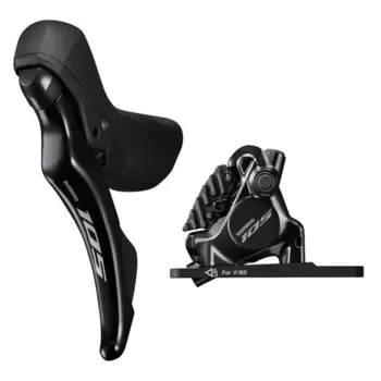 Комплект для сборки дисковых велосипедных тормозов Shimano 105 ST-R7120(L)/BR-R7170(F)