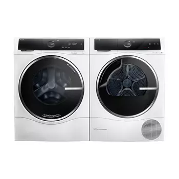 Комплект для стирки и сушки белья Bosch WGC554C00W+WQC355D00W, белый