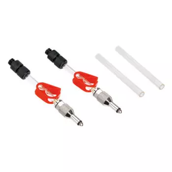 Комплект для выпуска воздуха Jagwire Workshop Assembly Штуцер для выпуска воздуха Хомут для шланга Муфта-DOT, красочный / красочный / красочный