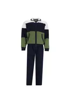 Комплект домашней одежды - длинная куртка с климат-комфортом из хлопковой смеси Hajo, мультиколор