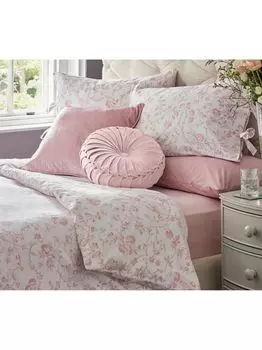 Комплект двойных пододеяльников Laura Ashley Aria, румяно-розовый