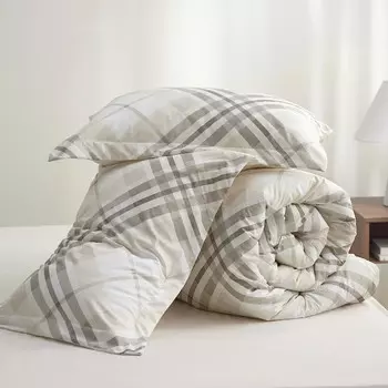 Комплект двуспального постельного белья Bedsure King, 3 предмета, бежевый