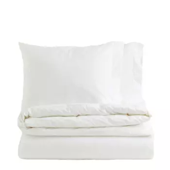Комплект двуспального постельного белья H&M Home, белый