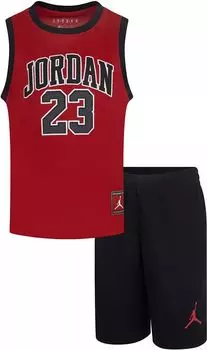 Комплект джерси Jordan Little Boys Jordan 23, черный