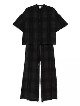 Комплект фактурных брюк Alysi, черный