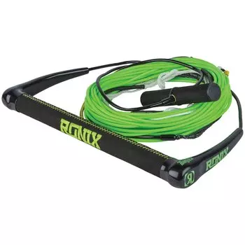 Комплект фал рукоятка Ronix Combo 5.5 Hide Stich Grip "T" + 80 ft Mainline 2023, зеленый