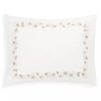 Комплект Feather Cotton Standard Sham Matouk, коричневый/бежевый