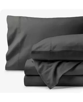 Комплект фланелевых простыней из органического хлопка Bare Home, серый