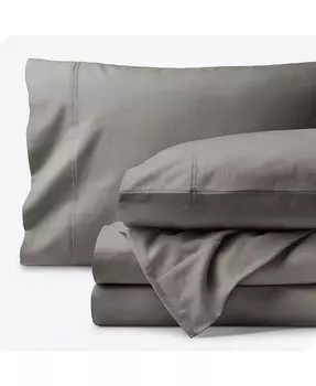 Комплект фланелевых простыней из органического хлопка Bare Home, серый