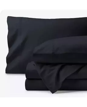 Комплект фланелевых простыней из органического хлопка Bare Home, синий