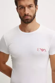 Комплект футболок для отдыха Emporio Armani Underwear, 2 шт, белый