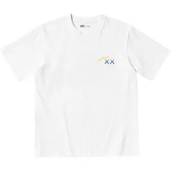 Комплект футболок с рисунком Kaws X Warhol Ut UNIQLO, White Shopping Bag