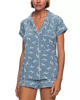 Комплект Gisele Shortie (шорты и топ) Eberjey, синий