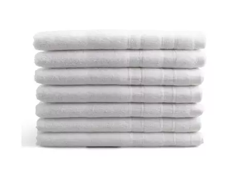 Комплект гостевых полотенец, 10 шт., хлопок, 30х50 см, белый. GTeyes