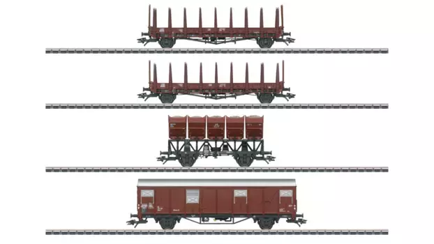 Комплект грузовых вагонов Mrklin