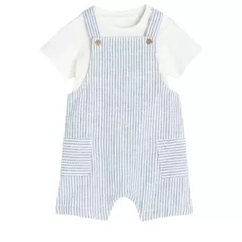 Комплект H&amp;M Cotton 2-Piece, синий | белый