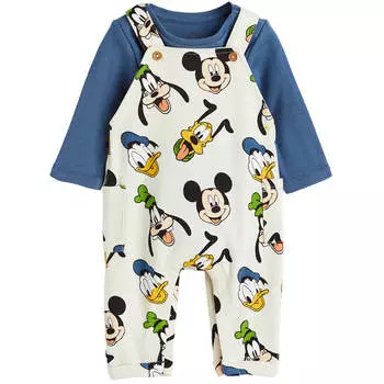 Комплект H&amp;M Disney Cotton, 2 предмета, белый/синий