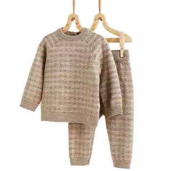 Комплект H&amp;M Wool, 2 предмета, бежевый