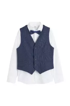 Комплект H&M 3-piece Set,3 предмета, темно-синий/белый