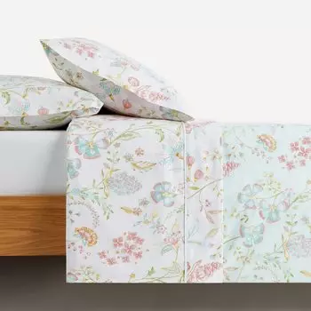 Комплект хлопкового белья Kalinda El Corte Ingls, зеленый