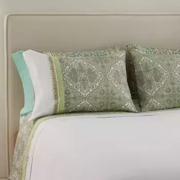 Комплект хлопкового белья Marechiaro Bassetti, фисташковый