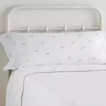 Комплект хлопкового постельного белья Avioncitos Mini Home - El Corte Ingls, белый