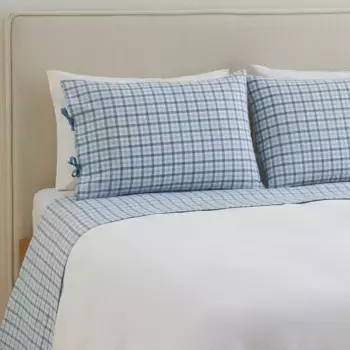 Комплект хлопкового постельного белья Carole El Corte Ingls, синий