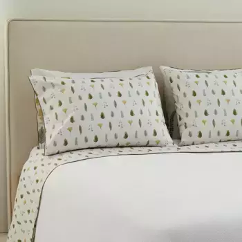 Комплект хлопкового постельного белья Host El Corte Ingls, зеленый