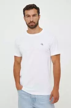 Комплект хлопковых футболок , 2 шт. Calvin Klein Jeans, белый
