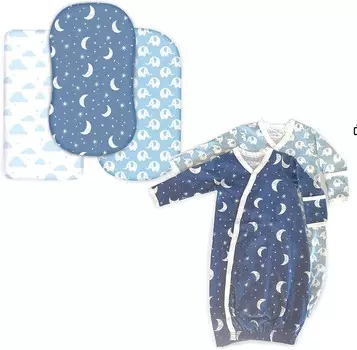 Комплект из 100% органического хлопка Cambria Baby, Blue