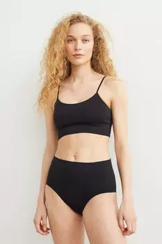 Комплект из 2 бесшовных плавок бикини H&amp;M, черный