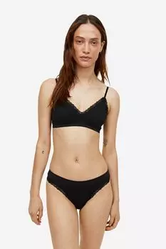 Комплект из 2 бесшовных трусиков-стрингов H&M