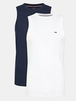 Комплект из 2 безрукавок стандартной посадки Tommy Jeans, мультиколор