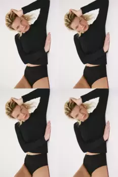 Комплект из 2 бикини легкой формы H&M, черный