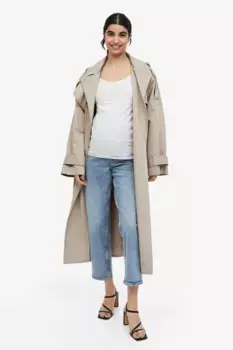 Комплект из 2 блузок с глубоким вырезом H&M, бежевый